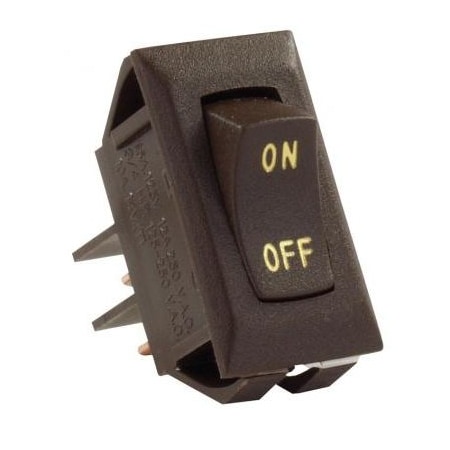 Jr Products LABELED 12V ON/OFF SWITCH, BROWN 12605